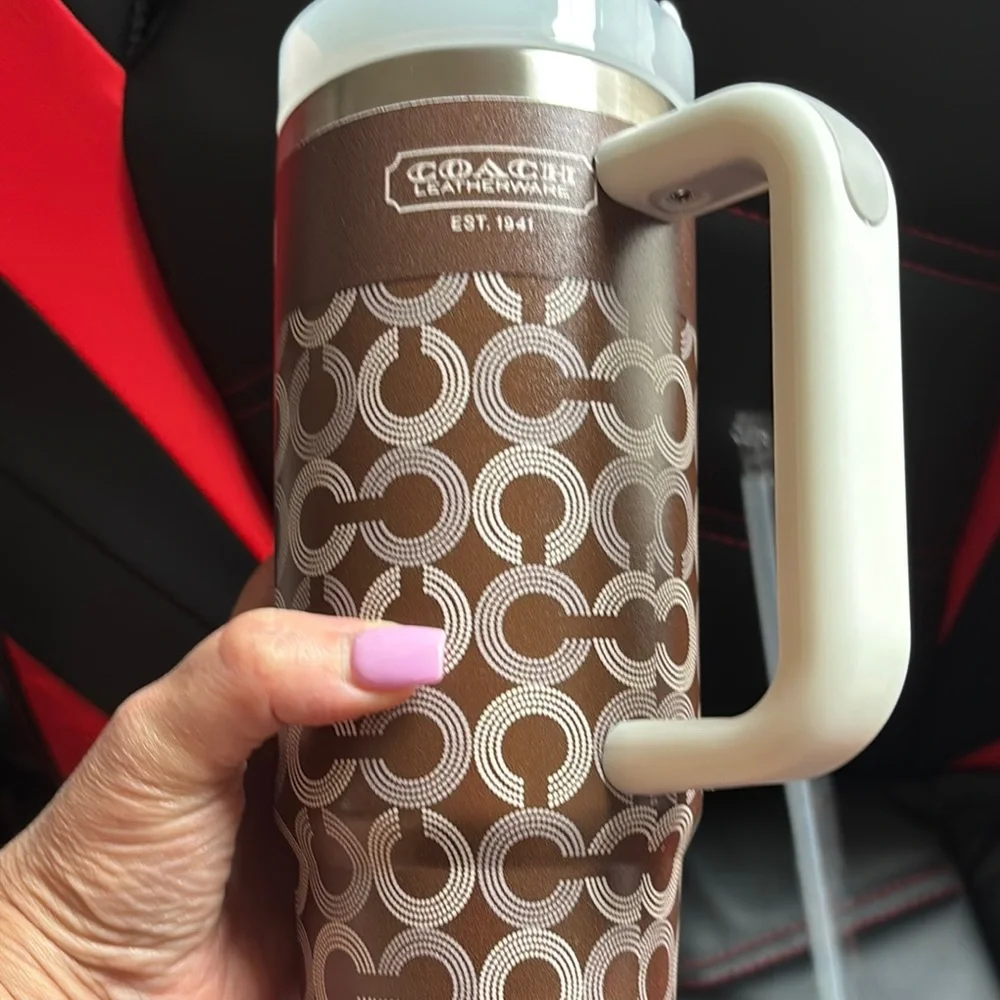 Brown Travel Mug - Picture 3 of 5
